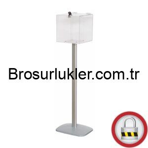 Ayaklı Dilek - Şikayet - Öneri - Bağış Kutusu Şeffaf