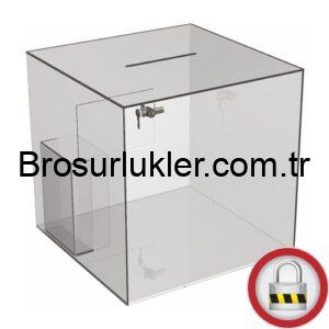 Dilek - Şikayet - Öneri - Bağış Kutusu Şeffaf