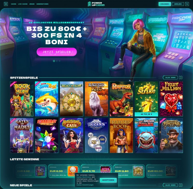PowerUp Casino: Das perfekte Online Casino für Deutschland mit großem Bonus in Germany PowerUp Casino: Das perfekte Online Casino für Deutschland mit großem Bonus in Germany